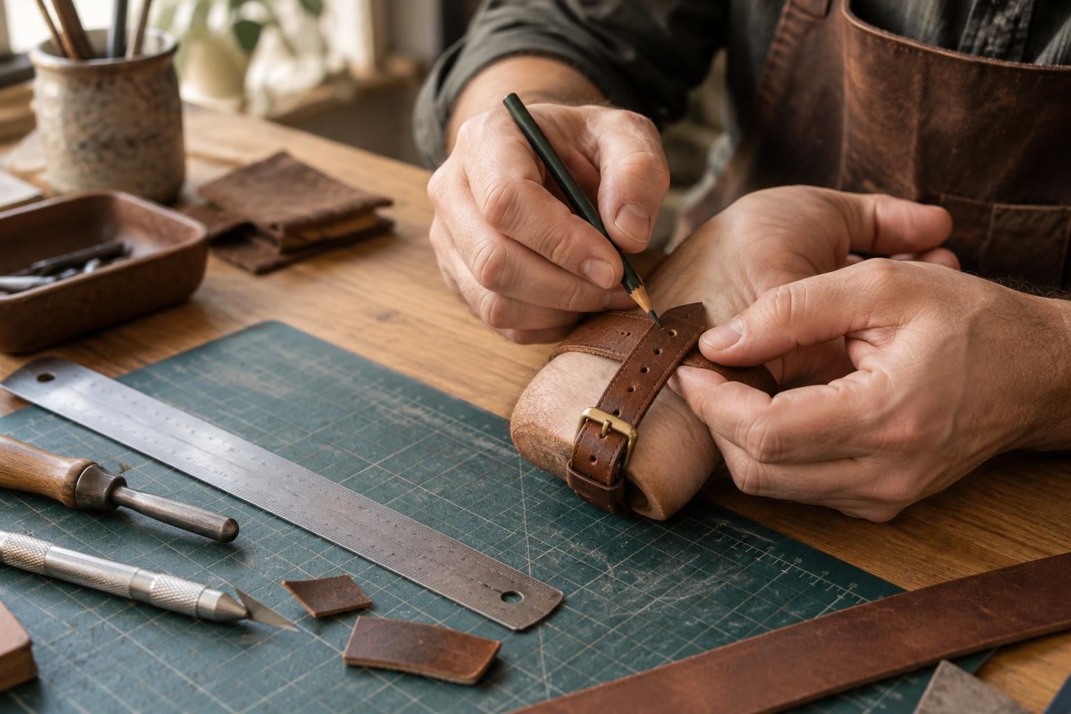 découvrez comment raccourcir un bracelet en cuir facilement : mesurez la longueur idéale, ajustez-le sans l’abîmer et retrouvez un maintien confortable.